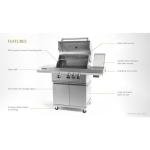 Victory 3-Burner Propane Gas Grill with Side Burner