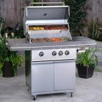 Victory 3-Burner Propane Gas Grill with Side Burner