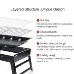 Portable Charcoal Grill - Compact and Foldable