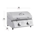 Portable Propane Grill for Outdoor Cooking and Camping