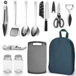 10-Piece Outdoor Cooking and Grilling Utensil Set