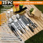 Berglander Camping Cooking Utensils Set for Grilling