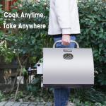 Royal Gourmet GT1001 Portable Gas Grill with Locking Lid