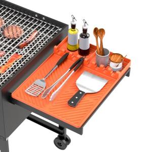 Silicone Grill Mat for Blackstone Grills - Orange