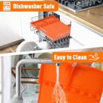 Silicone Grill Mat for Blackstone Grills - Orange