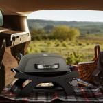 Portable 11500 BTU Tabletop Gas Grill with Shelves