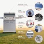 Monument Grills 4 Burner Propane Gas Grill