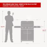 Monument Grills 4 Burner Propane Gas Grill