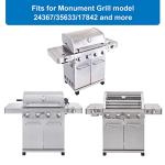 Uniflasy Cast Iron Grates for 4-Burner Grills