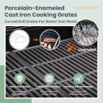Captiva Designs 42,000 BTU Propane Grill with Side Burner
