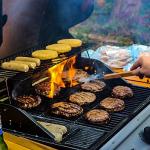 Uniflasy Cast Iron Grates for 4-Burner Grills