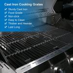 Uniflasy Cast Iron Grates for 4-Burner Grills