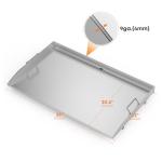 36" Stainless Steel Flat Top Griddle Grease System