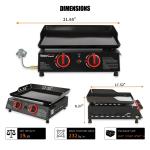 Royal Gourmet 18-Inch Portable Propane Griddle