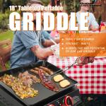 Royal Gourmet 18-Inch Portable Propane Griddle