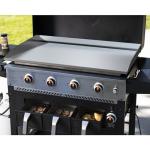36" Stainless Steel Flat Top Griddle Grease System