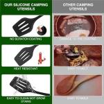Portable Camping Cookware and Utensils Set