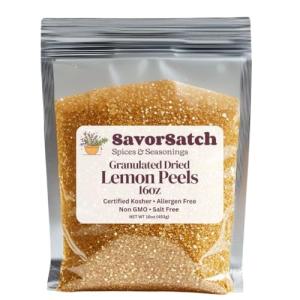 Lemon Peel Granules - Citrus Zest for Grilling