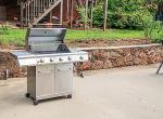 Monument Grills 4-Burner Propane Gas Grill with Side Burner