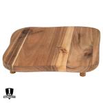 Koa Wood Grill Board with Legs for Easy Chopping