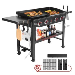 Royal Gourmet 4-Burner Propane Grill and Griddle Combo