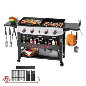 Royal Gourmet Propane Grill and Griddle Combo Set