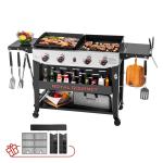 Royal Gourmet Propane Grill and Griddle Combo Set