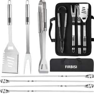 Stainless Steel BBQ Grilling Tools Set with Carry Bag