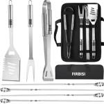 Stainless Steel BBQ Grilling Tools Set with Carry Bag