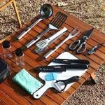 15-Piece Portable Camping Cooking Utensils Set
