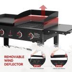 Royal Gourmet 4-Burner Propane Grill and Griddle Combo
