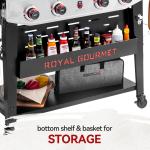 Royal Gourmet Propane Grill and Griddle Combo Set
