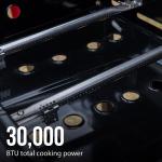 Expert Grill 3-Burner Red Propane Gas Grill