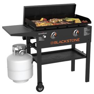 28" 2-Burner Propane Griddle with Hard Cover