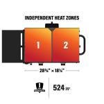 28" 2-Burner Propane Griddle with Hard Cover