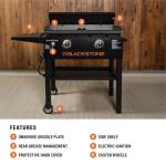 28" 2-Burner Propane Griddle with Hard Cover