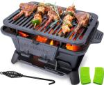 Portable Japanese Charcoal Yakitori Grill - Cast Iron