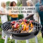 OLALACOZY 14-inch Portable Charcoal BBQ Grill