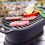 IRONMAX Mini Hibachi Grill for Outdoor BBQ Fun