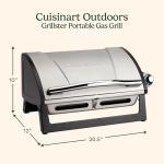 Cuisinart Grillster Portable Stainless Steel Gas Grill