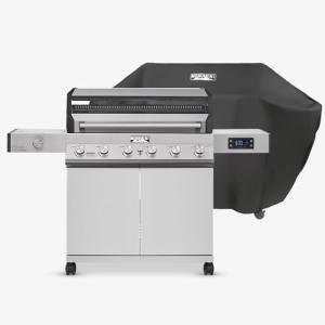 Monument Grills 6-Burner Natural Gas BBQ Grill