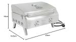 Pit Boss Stainless Steel Two-Burner Portable Grill
