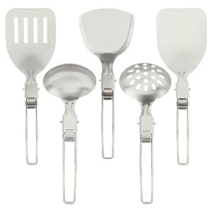 Kakalote 5-Piece Stainless Steel Camping Utensil Set