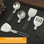Kakalote Portable Stainless Steel Camping Utensil Set