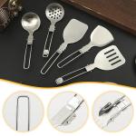 Kakalote Portable Stainless Steel Camping Utensil Set