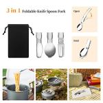 28-Piece Stainless Steel Camping Grill Tool Set