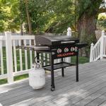 Blackstone 28" 3-Burner Griddle with Hood & Shelves