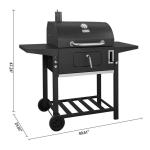 Royal Gourmet 24-Inch Charcoal Grill - 587 Sq In