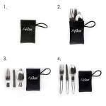 Portable Stainless Steel Grilling Utensil Set