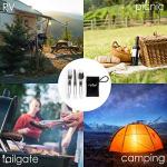 Portable Stainless Steel Grilling Utensil Set
